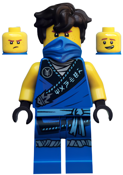 Минифигурка Lego Ninjago Jay - Legacy, Rebooted, 'MANTER' Torso njo576 N